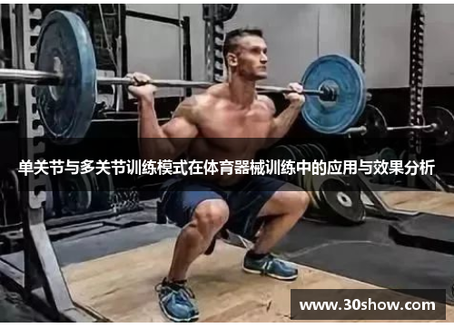 单关节与多关节训练模式在体育器械训练中的应用与效果分析